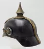 Prussian Landwehr Infantry Enlisted Pickelhaube with Field Cover Visuel 6